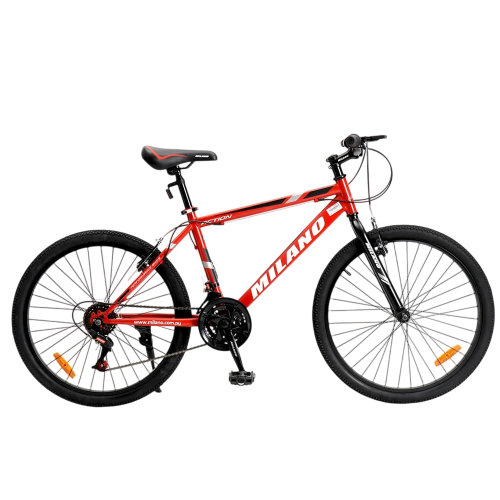 BICI MILANO ARO 26" 18V MTB ACTION ROJO
