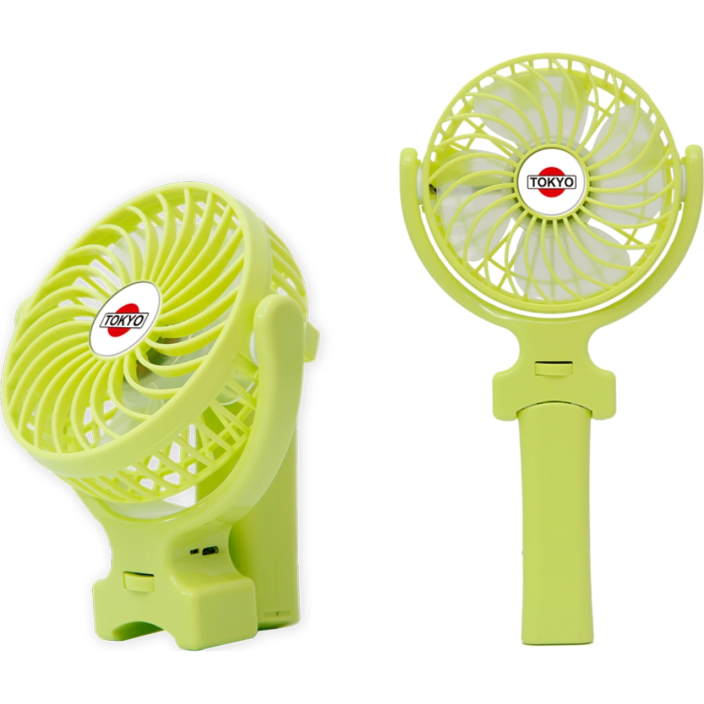 VENTILADOR TOKYO MINI MV10 10CM CARGA POR USB VERDE T2113