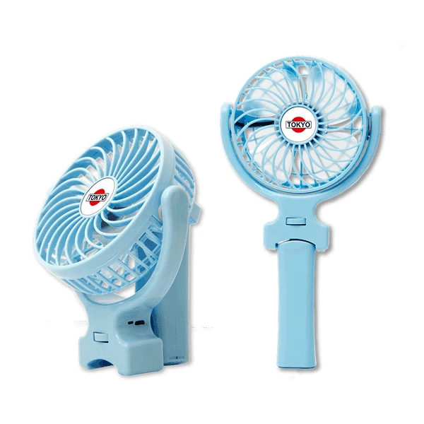 VENTILADOR TOKYO MINI MV10 10CM CARGA POR USB AZUL T2113
