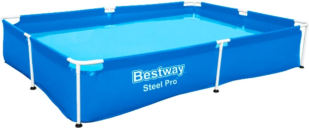 PISCINA BESTWAY 1500LTS RECTANGULAR C/ESTRUCTURA METALICA S/DEPURADOR 10471
