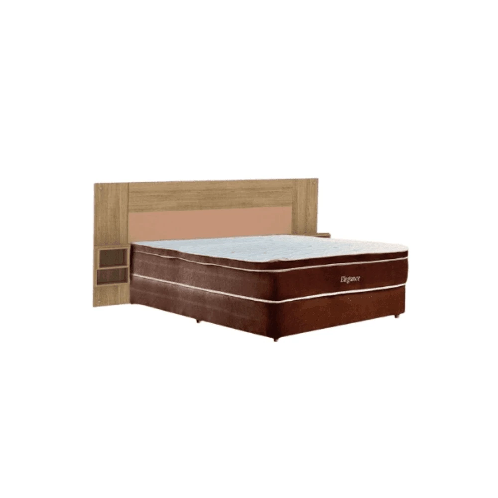 BASE 160X200 COBRASA PILLOW ELEGANCE MARRON