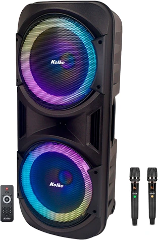 PARLANTE KOLKE INALAMBRICO DOBLE 12" BLOW KPB-666