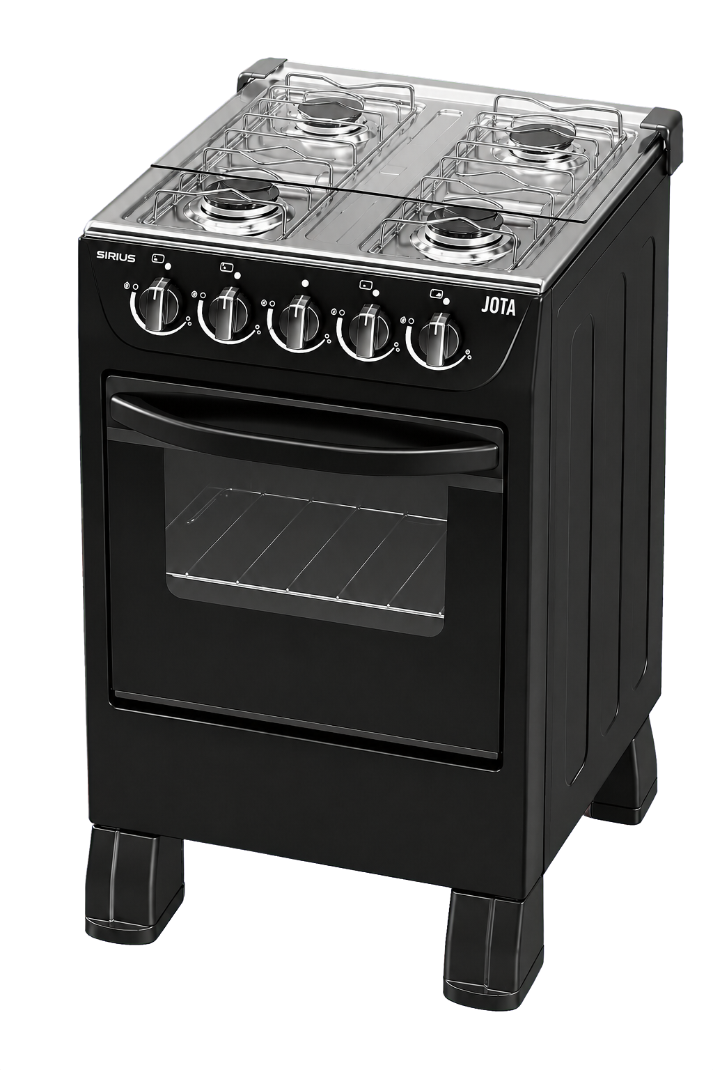 COCINA JOTA 4 HORNALLAS SIRIUS NEGRO