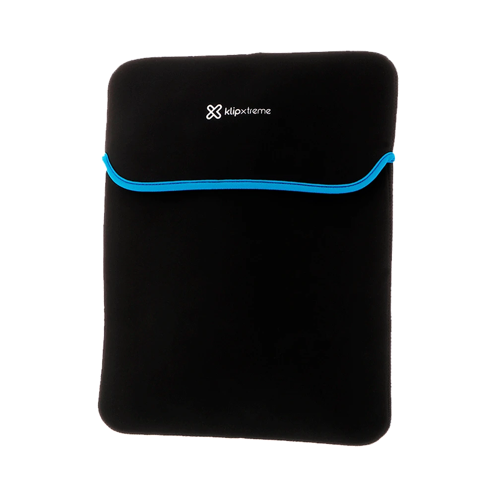 FUNDA P/ NOTEBOOK KLIP KNS-415BL KOLOURS 15.6" REVERSIBLE AZUL/NEGRO
