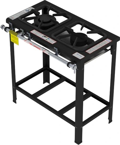 GASTROMAQ COCINA IND 2H 30X30 2/D / FG-302LD