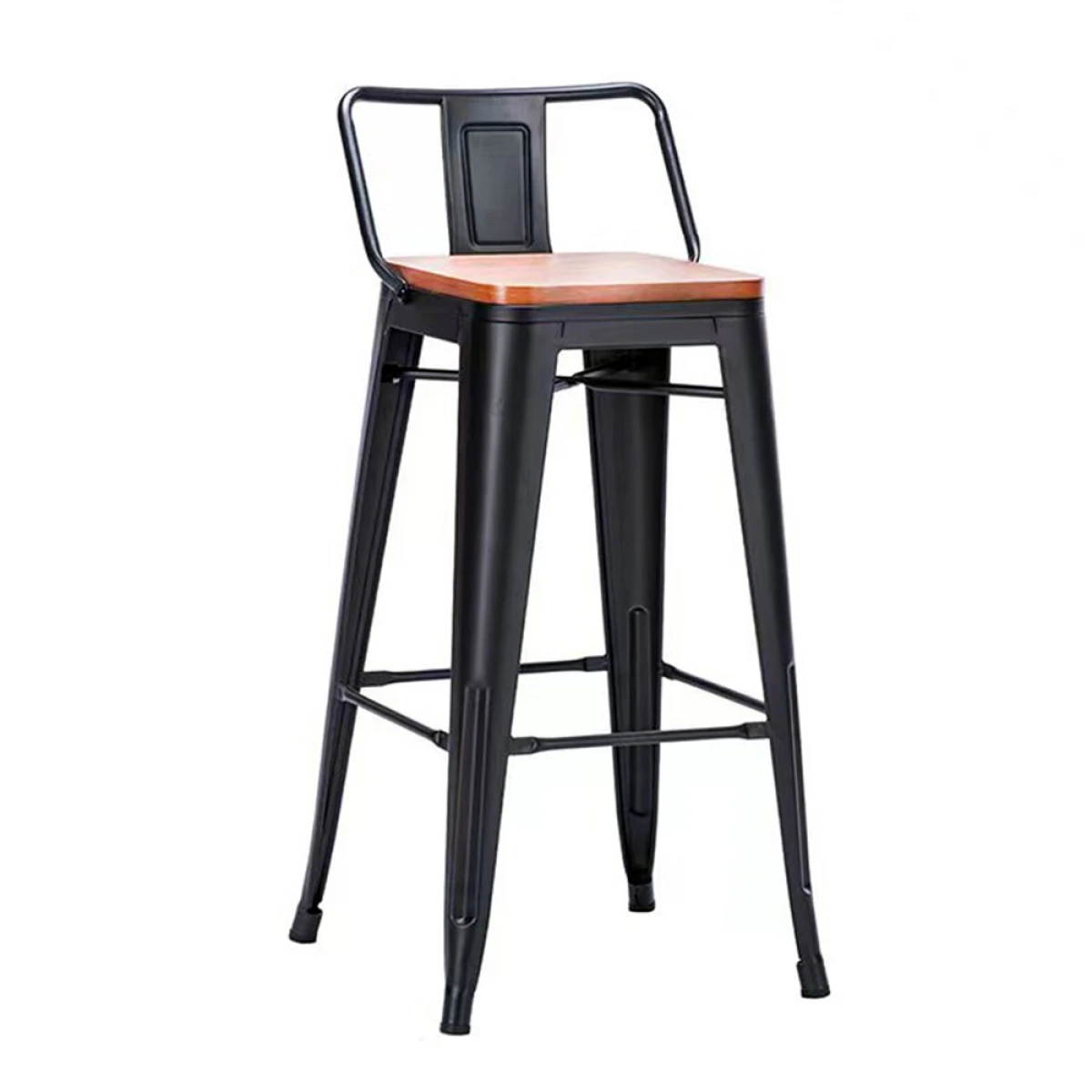 BUTACA TOLIX LEVEL CON ASIENTO DE MADERA (NG)