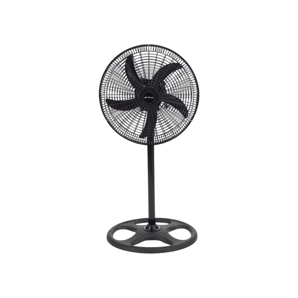 VENTILADOR DE PIE FTX 3 VEL CONFORT 70W 220V NEGRO/PLAST HB-EF-02 122610