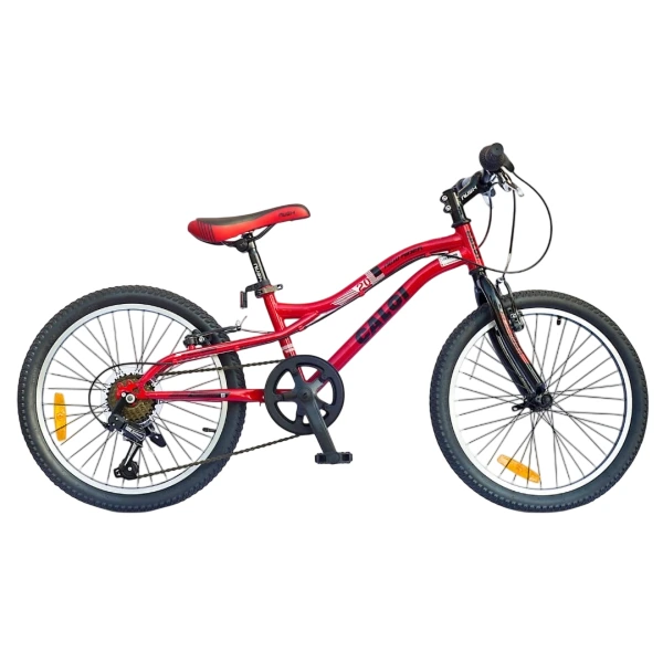 BICICLETA  CALOI ARO 20" NEW RIDER 6VEL  ROJO