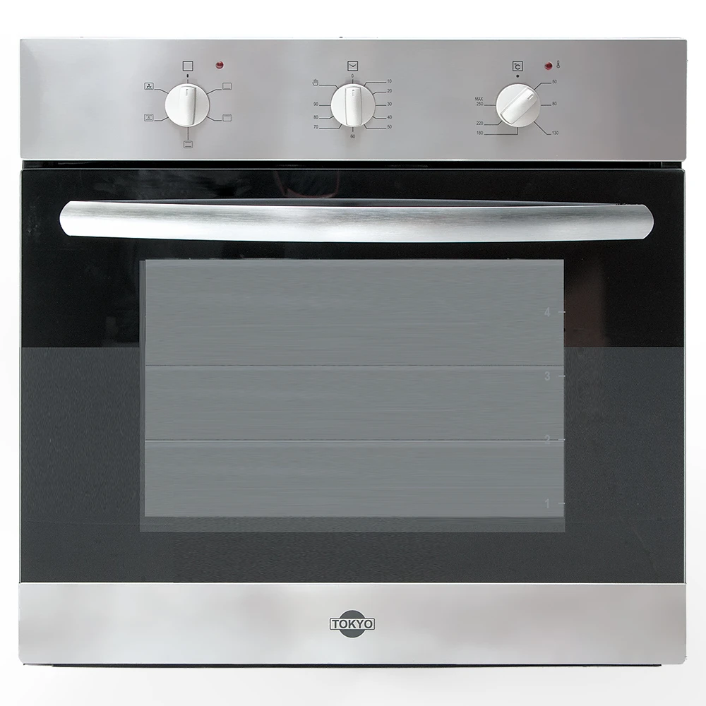 HORNO ELEC EMPOTRABLE TOKYO ISA 60L INOX CON CONVECTOR T3543