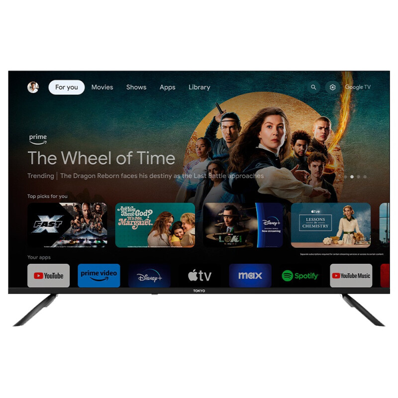TV SMART 43 TOKYO T3564 GOOGLE 5.0 FRAMELESS C/ CHROMECAST