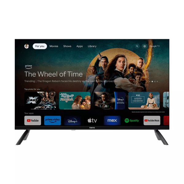 TV SMART 32 TOKYO T3560 GOOGLE 5.0 FRAMELESS C/ CHROMECAST